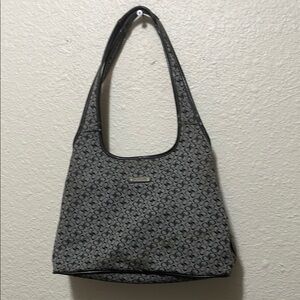 Rossetti Gray And Black Patterned Shoulder Bag